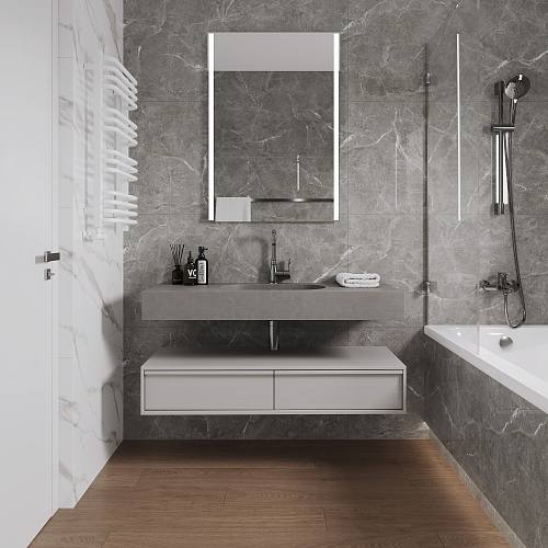 Stone Cool Grey Керамогранит серый 60х120 Матовый