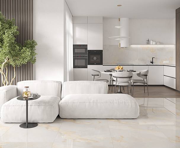 Onyx Orlam Керамогранит бежевый 60х60 Полированный