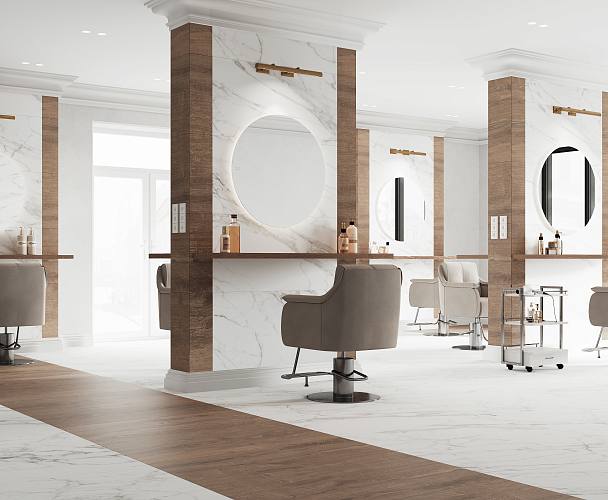 Calacatta Bianco PRO Керамогранит белый 60х120 матовый R10GR CB