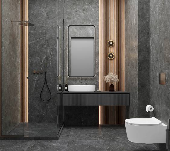 Moonlight Керамогранит графитовый 60х120 лаппатированный шайн