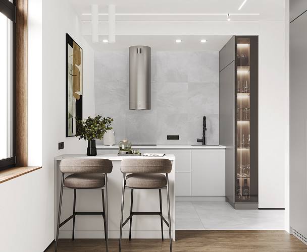 Concrete Mystic Silver Керамогранит светло-серый 60х60 Матовый