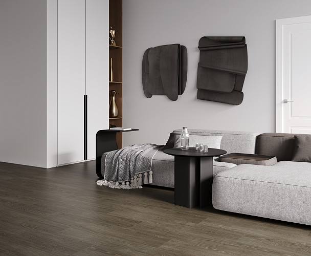 Malva Taupe PRO Керамогранит серо-коричневый K948003R0001LPEB 19,7х119,7 R10 STR