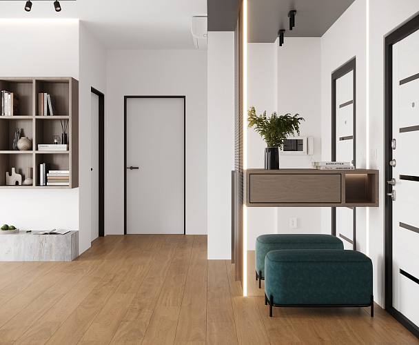 Lumina Natural Керамогранит темно-бежевый 20х120 Матовый Структурный