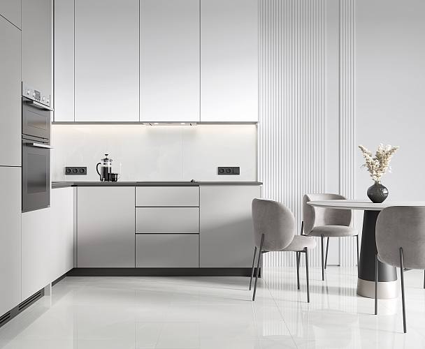 Onyx Royal Cloud Керамогранит светло-серый 60х120 Полированный